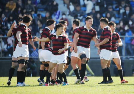 ラグビー、明大と早大が決勝へ大学選手権、１１日に国立で対戦