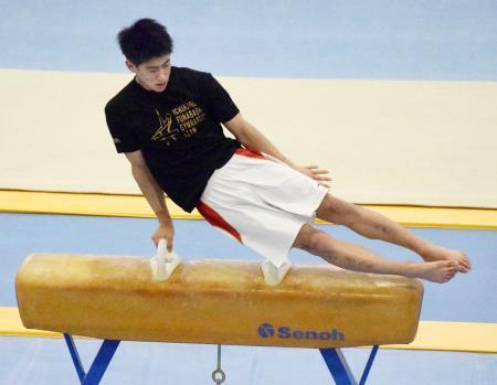 体操の橋本大輝「ぶれずにやる」男子のホープが練習公開