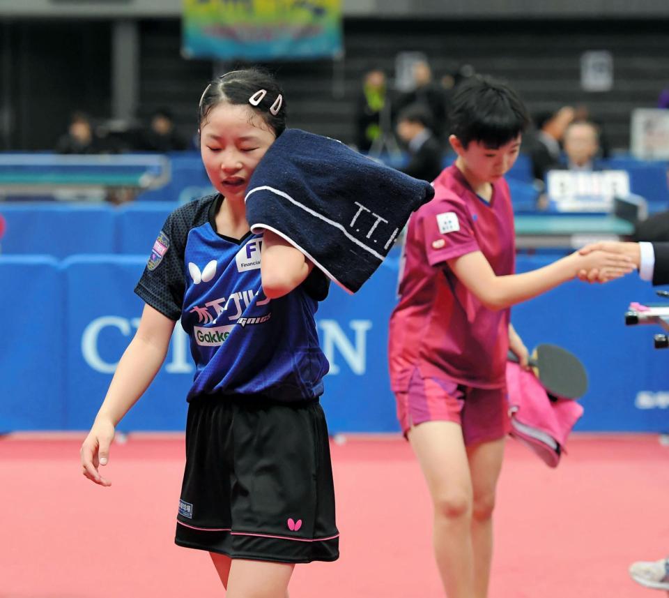 １１歳の張本美和 世界ジュニア２位に善戦も悔し泣き 苦しかった ４回戦で敗退 スポーツ デイリースポーツ Online
