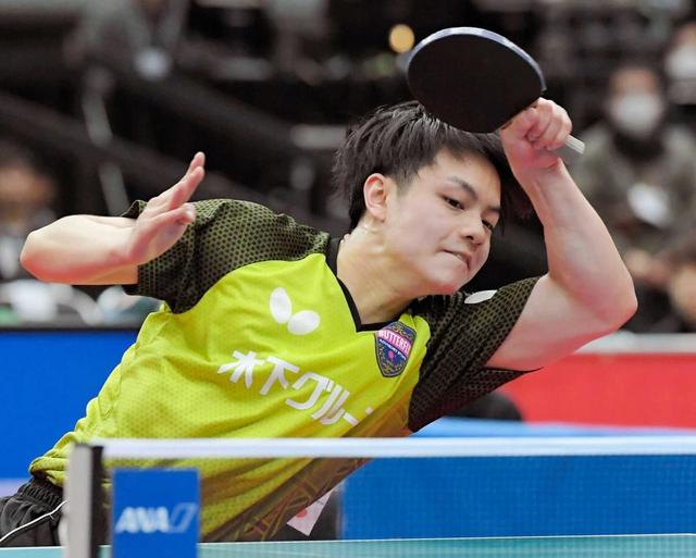 宇田が張本破り初の頂点 日本のエースに下剋上「後輩だが、選手としては尊敬」