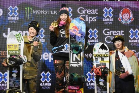 スノボで鬼塚ら日本が表彰台独占米で賞金大会の冬季Ｘゲーム開幕