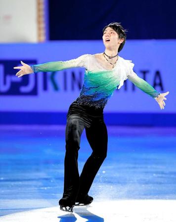 　「ホープ＆レガシー」を演じる羽生結弦