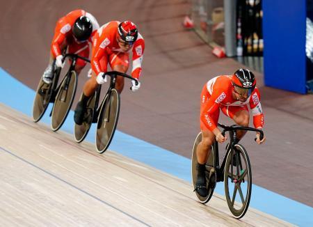 男子チームスプリントは五輪逃す自転車世界選手権、予選で敗退