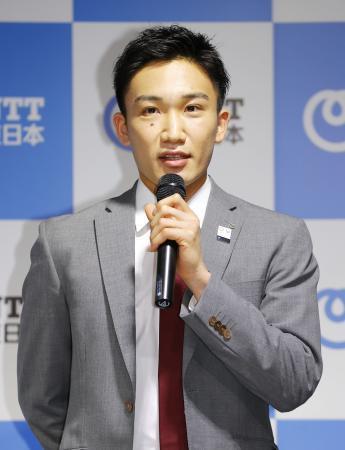 バドの桃田選手「金メダル狙う」東京五輪へ、事故後初会見