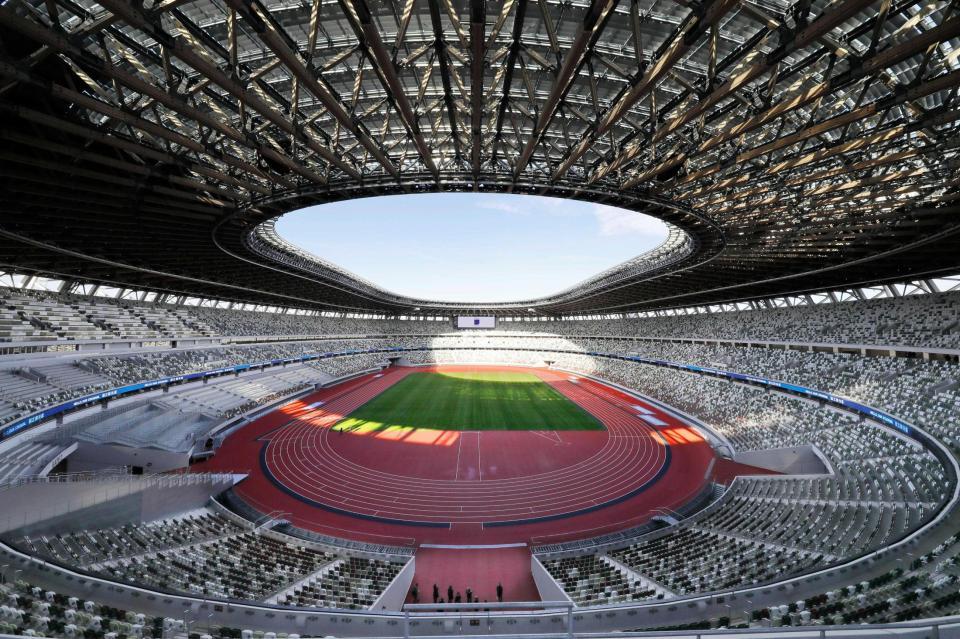 　２０２０年東京五輪・パラリンピックのメインスタジアムとなる国立競技場