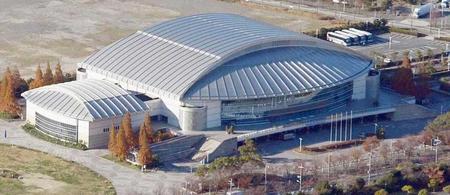 大阪エヴェッサの本拠地・おおきにアリーナ舞洲