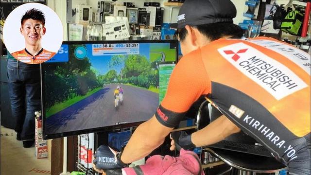 自転車ロードレースのヴィクトワール広島・冨尾が大金星　４チーム参加のバーチャル大会