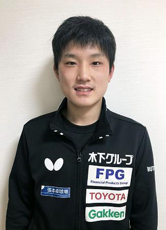 卓球男子の張本「Ｖ確率増える」東京五輪の延期に、地元で練習