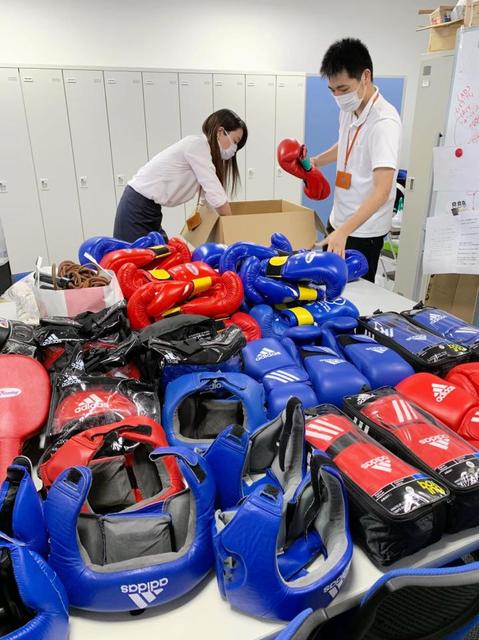 豪雨被害の五輪代表・岡沢セオン所属ジムに支援　日本ボクシング連盟が練習用具