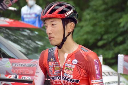 　自転車ロードレースの大会に出場した増田成幸選手＝２３日、群馬県みなかみ町