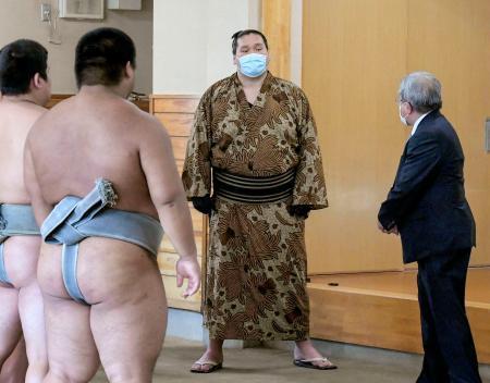 大相撲Ｖ照ノ富士が母校凱旋鳥取城北高、「懐かしく思う」