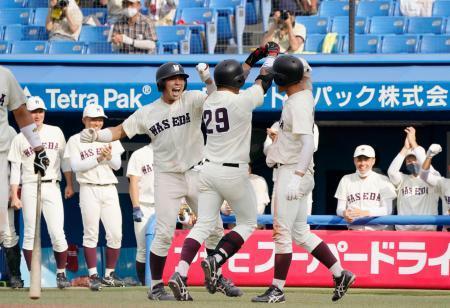 東京六大学野球が開幕慶大、早大が勝つ