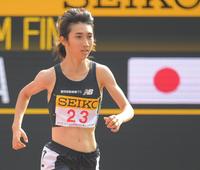 女子１５００ｍ決勝で日本記録を更新した田中希実＝国立競技場（撮影・堀内翔）