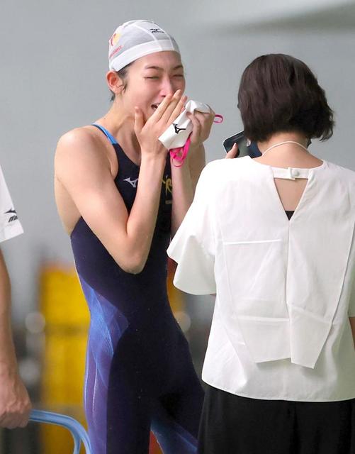 池江璃花子「第２の水泳人生」涙の復帰戦は自身でも驚き「組１番とは…」
