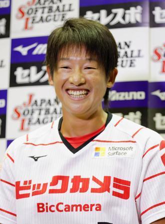 ソフト上野「やっと試合できる」日本リーグ女子、５日に開幕