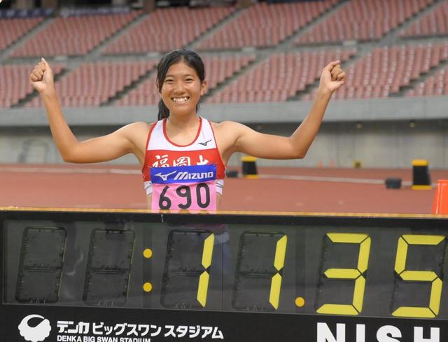 福岡大 児玉芽生が女子１００ｍ日本歴代３位で初ｖ 世界に近づいてきたのかな スポーツ デイリースポーツ Online