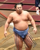 若隆景を破り、２敗を守った翔猿（撮影・西岡正）