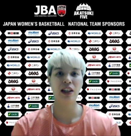 女子バスケ代表候補ら抱負語る渡嘉敷来夢「日本の柱に」
