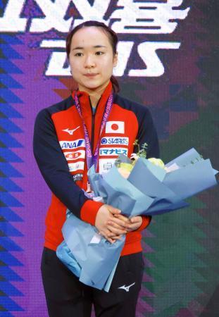 伊藤美誠、３位決定戦制して銅中国での女子Ｗ杯最終日