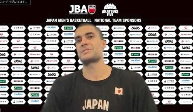 バスケ男子・エドワーズ、初の代表に「光栄なこと」　今年１月に日本国籍を取得