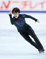 ＳＰ２位の友野一希（代表撮影）