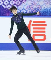 ＳＰ２位の友野一希（代表撮影）