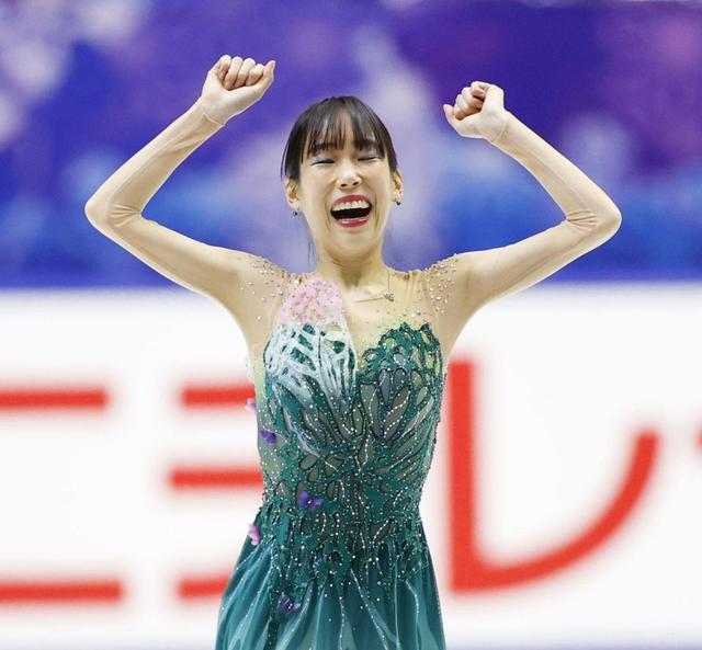 【写真】NHK杯の三原舞依 演技中に「ウルウル」万感の表情