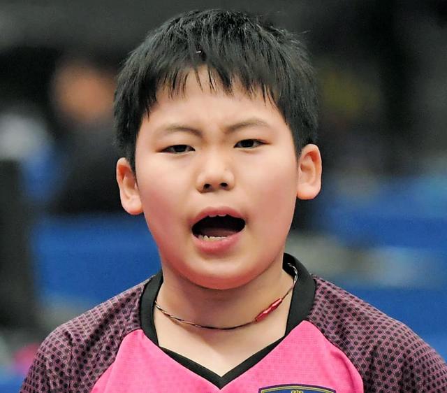 卓球期待の１３歳松島輝空がスポンサー契約「金メダル目指して頑張る」