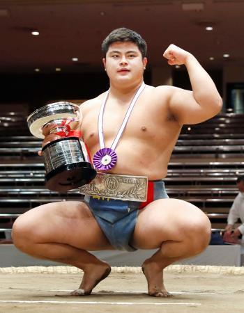 日体大の花田がアマチュア横綱に大学１年での制覇は３６年ぶり