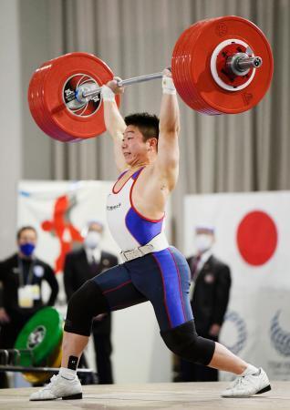 重量挙げ、宮本が日本新で優勝全日本選手権
