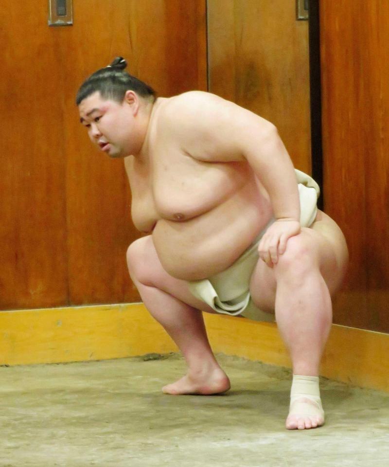 　初場所に向け稽古する正代（代表撮影）