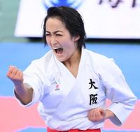 　準優勝に終わった清水希容（撮影・堀内翔）