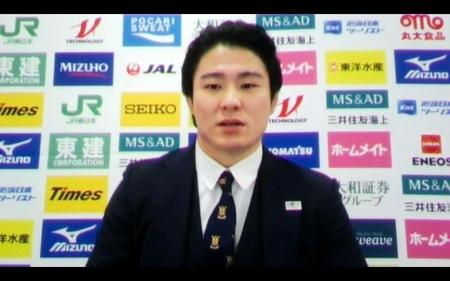 初出場する全日本選手権への意気込みを語る向翔一郎