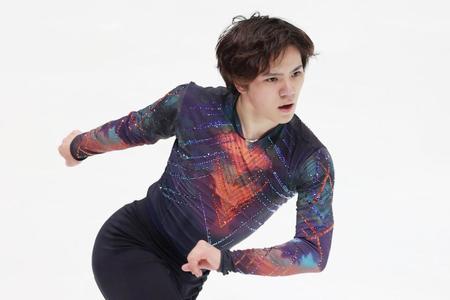 　全日本フィギュアの男子ＳＰで演技をする宇野昌磨（代表撮影）