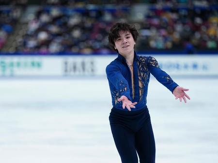 　男子フリーで演技をする宇野昌磨（代表撮影）