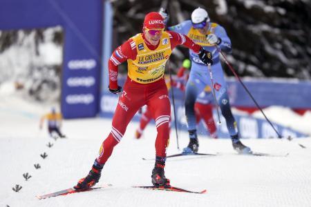 　ツール・ド・スキーで男子総合優勝したアレクサンドル・ボルシュノフ（ＡＰ＝共同）