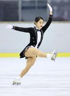 成年女子フリーで演技する横井ゆは菜＝名古屋市ガイシプラザ（代表撮影）