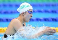 女子４００メートル個人メドレー決勝　大橋悠依の平泳ぎ＝東京アクアティクスセンター（撮影・堀内翔）