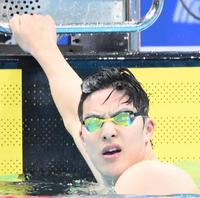 　男子２００メートル個人メドレー決勝　８位に終わり険しい表情を見せる瀬戸大也（撮影・堀内翔）