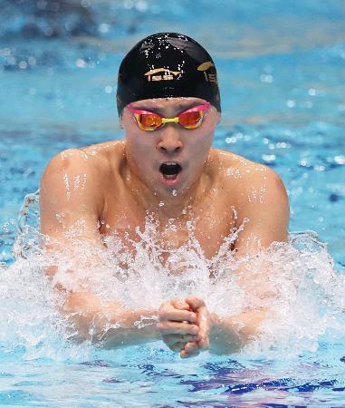 男子４００個人メドレーは井狩競泳の東京都オープン、池江３位