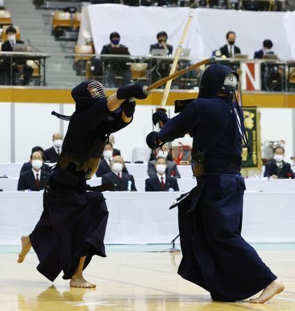 松崎賢士郎が初の剣道日本一女子は諸岡温子が初出場Ｖ