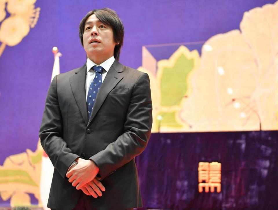 日体大を卒業し、今後について語った宮崎大輔＝東京・深沢の日本体育大学世田谷キャンパス（撮影・伊藤笙子）