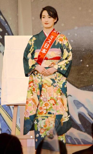 空手女子形　五輪代表の清水希容がミス日本特別賞「日本の美しさや伝統を伝えていく」
