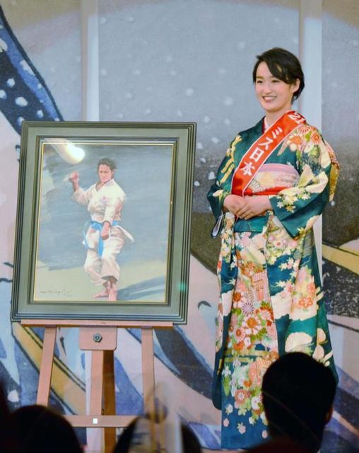 清水希容がミス日本特別賞を受賞　五輪では「自分らしい演武で優勝を」