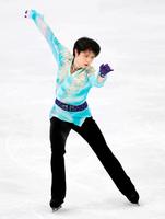 　男子で３位の羽生結弦のフリー＝ストックホルム（ゲッティ＝共同）