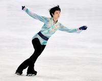 　男子で３位の羽生結弦のフリー＝ストックホルム（ＡＰ＝共同）