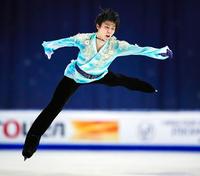 　男子で３位の羽生結弦のフリー＝ストックホルム（ＩＳＵ提供・ゲッティ＝共同）