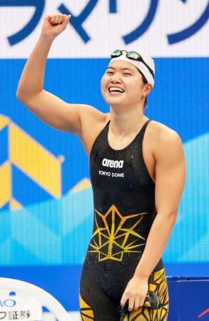 競泳、佐藤翔馬が日本新で五輪へ女子２００バタは長谷川涼香