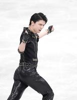 　ＳＰ今季ベストで２位につけた羽生（代表撮影）