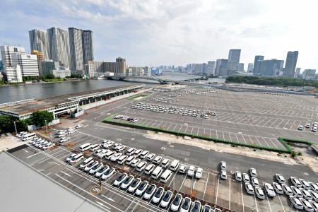 橋本会長、五輪車両基地を視察「着実に準備進める」